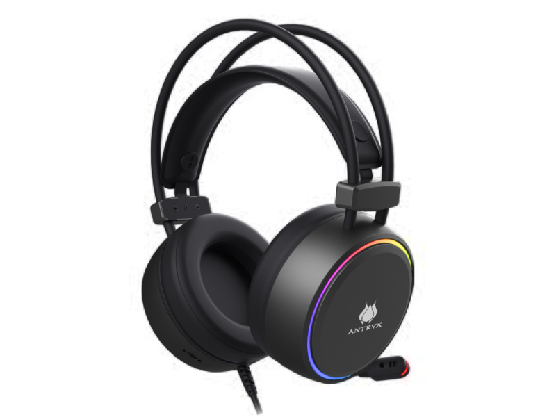 AUDIFONO C/MICROFONO ANTRYX CHROME STORM GH 550 2.1 RGB (AGH-5500K)